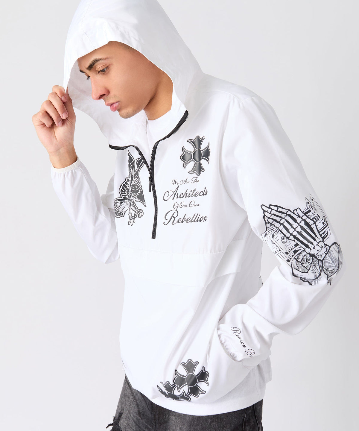 Architects Rebellion Anorak Jacket - White