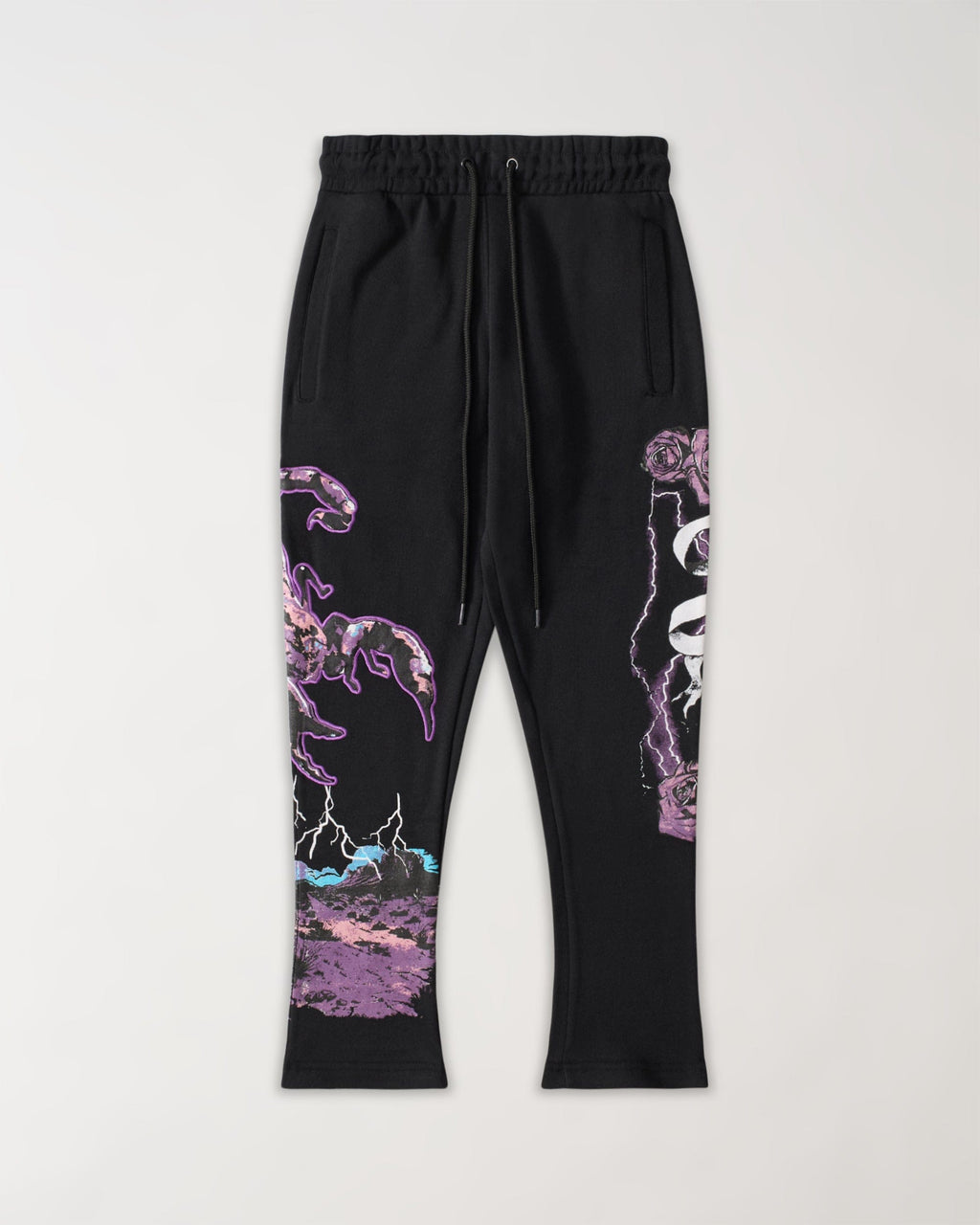All We Ask Is Trust Applique Jogger - Black