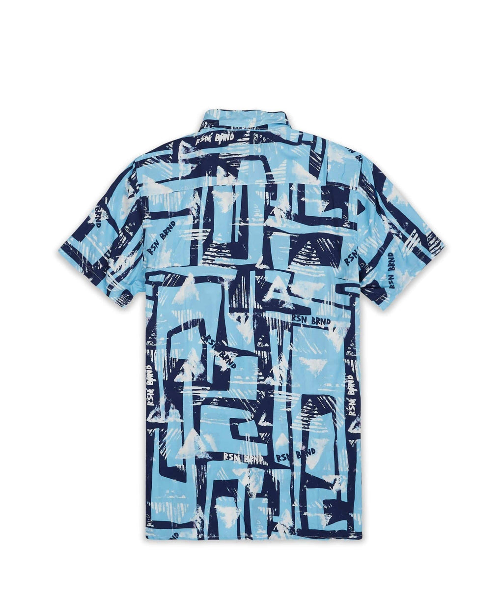 Aqua Shirt Shorts Set