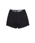 After Hours Women's Distressed Denim Shorts - Black
