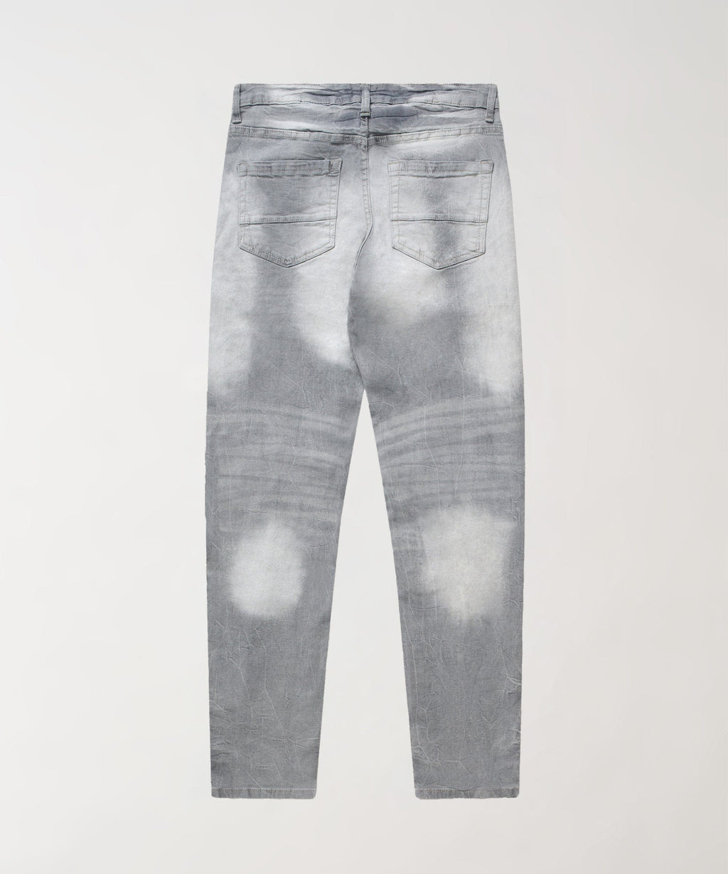 Ashfall Distressed Skinny Jeans - Grey