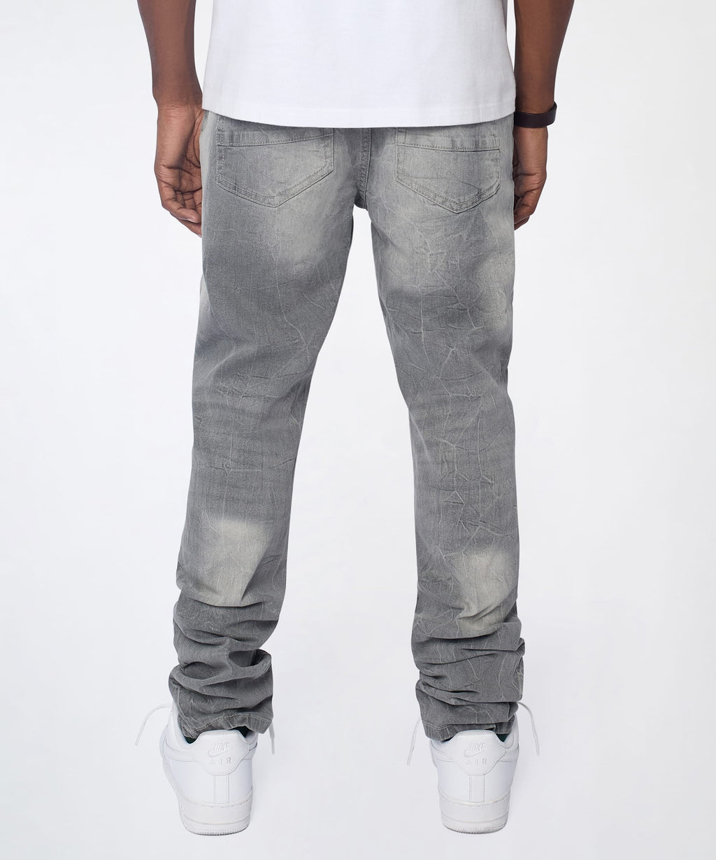 Ashfall Distressed Skinny Jeans - Grey