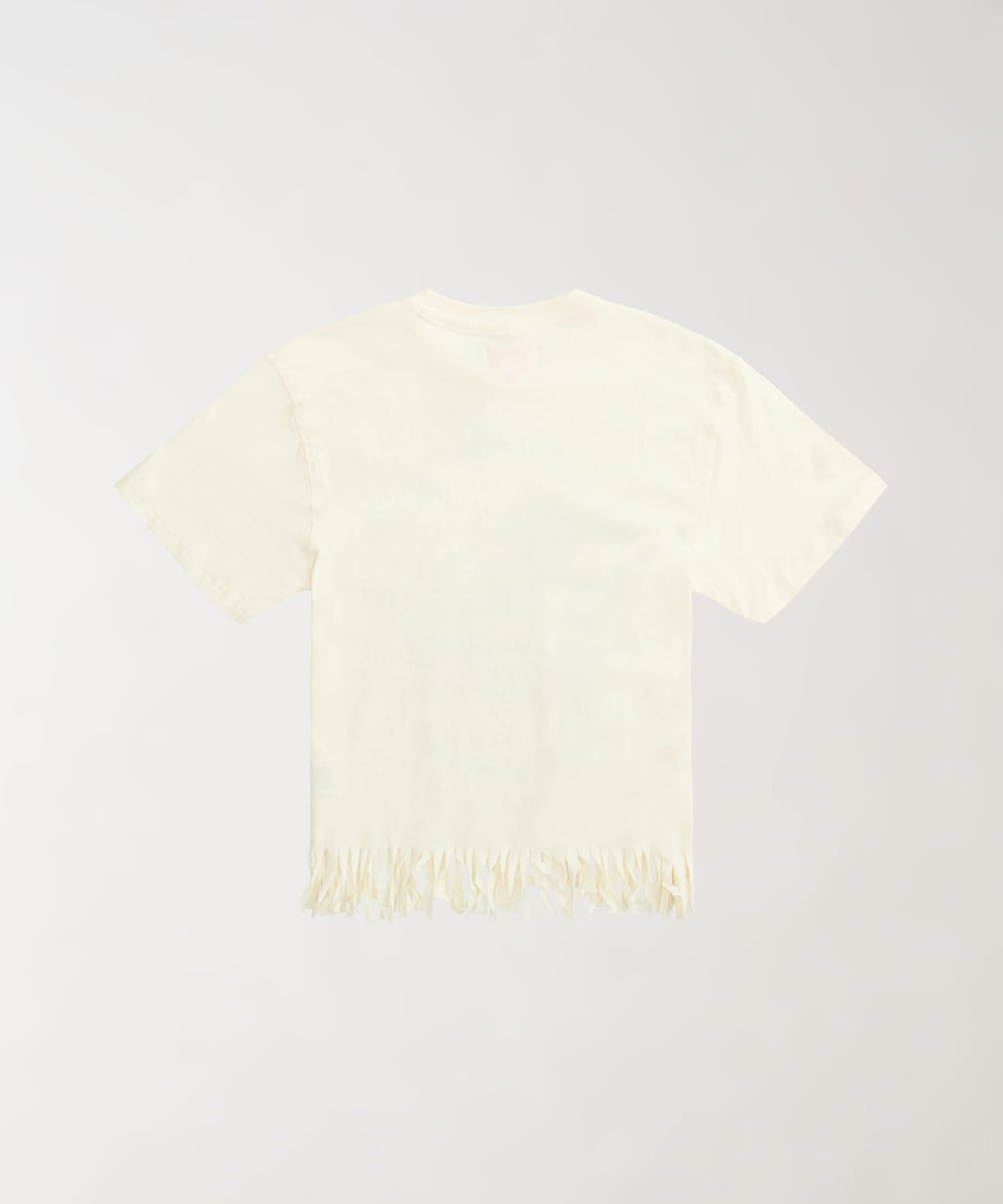 All We Trust Women's Graphic Short Sleeve Tee - Cream