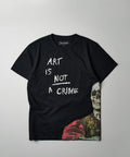 Art Is Not A Crime Box Tee - Black