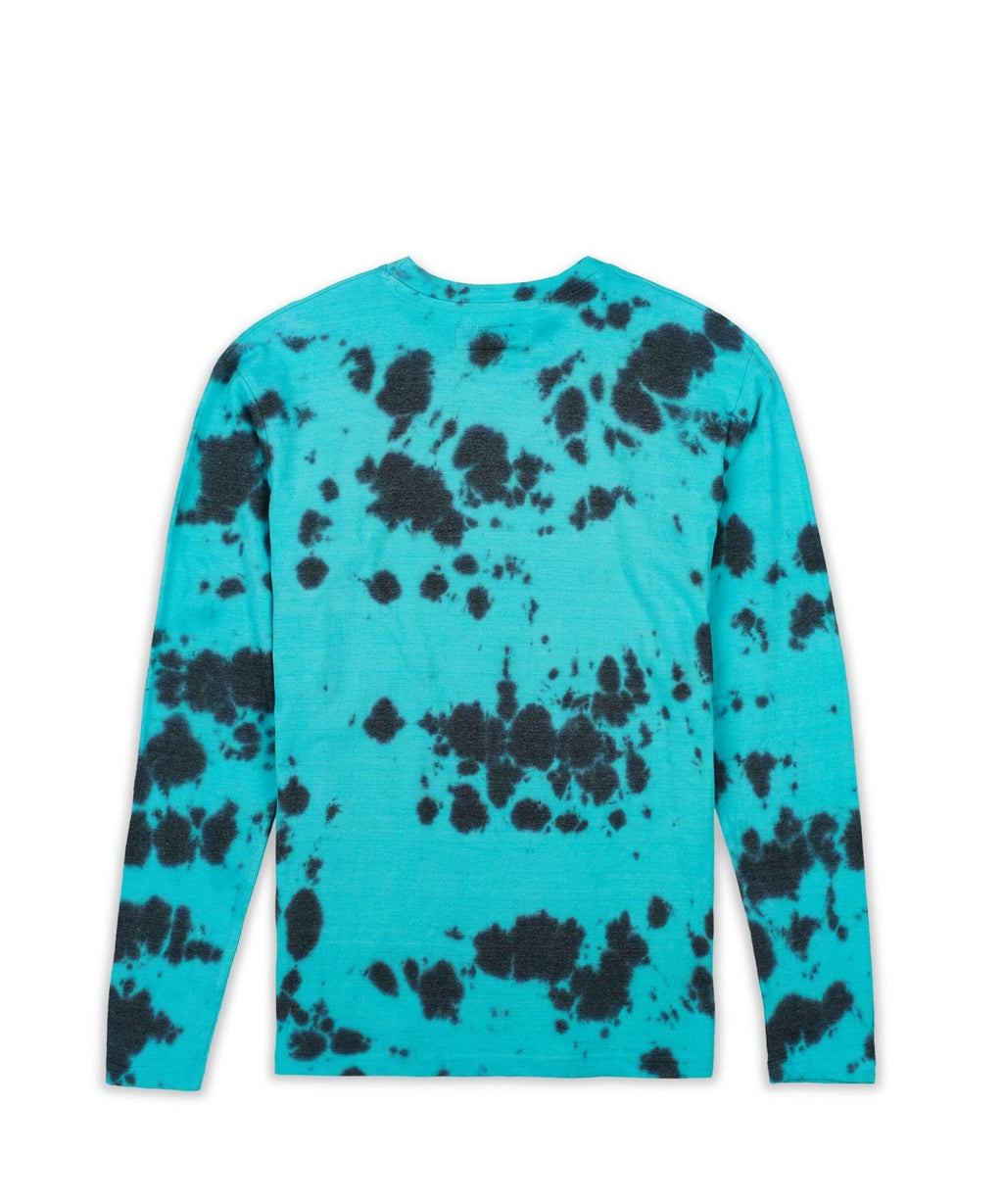 Aqua Smile Long Sleeve Tee - Blue