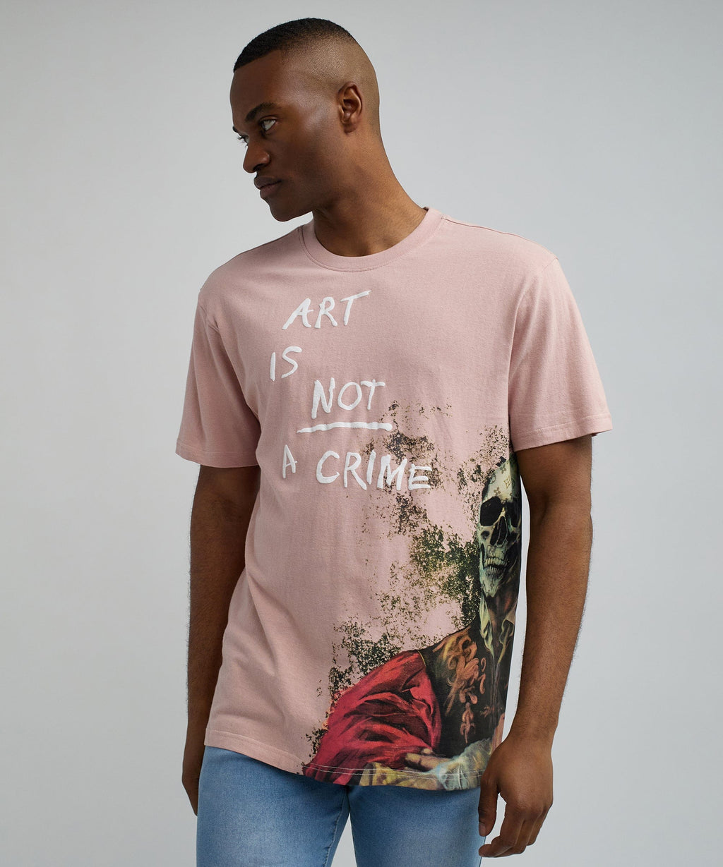 Art Is Not A Crime Box Tee