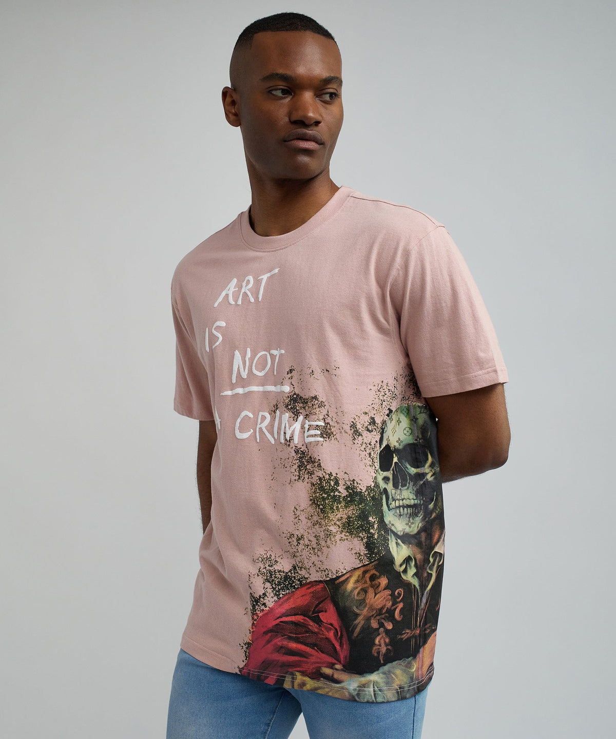 Art Is Not A Crime Box Tee