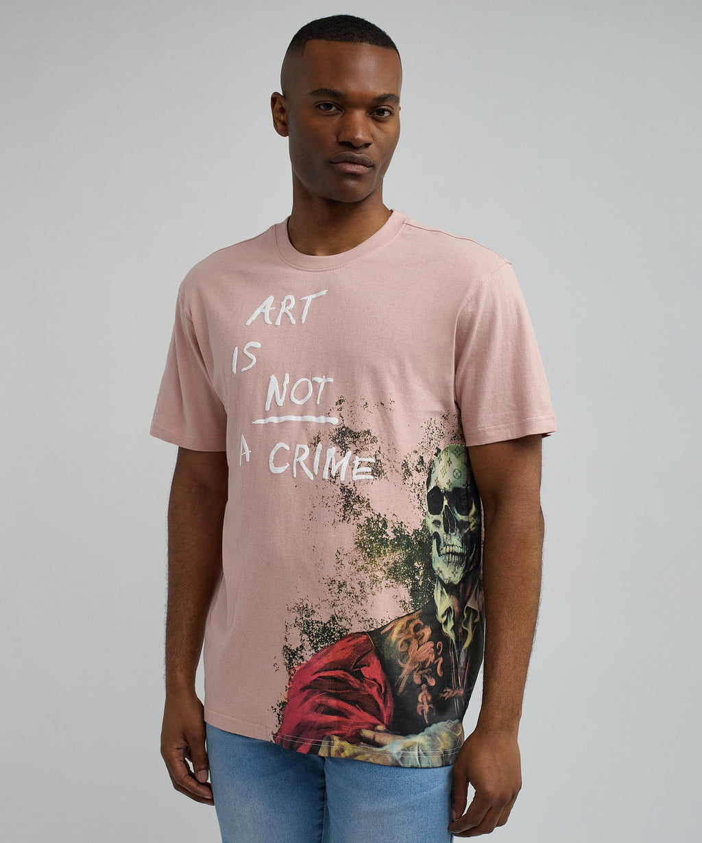 Art Is Not A Crime Box Tee