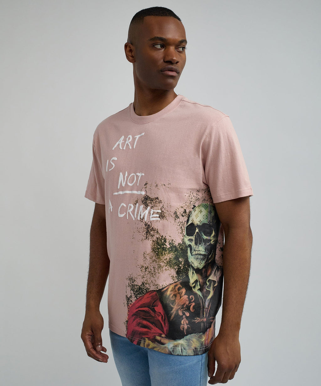Art Is Not A Crime Box Tee