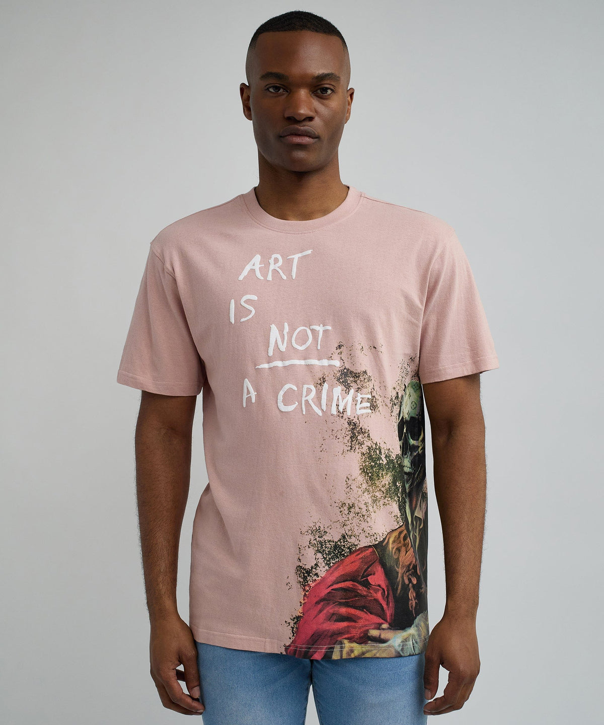 Art Is Not A Crime Box Tee